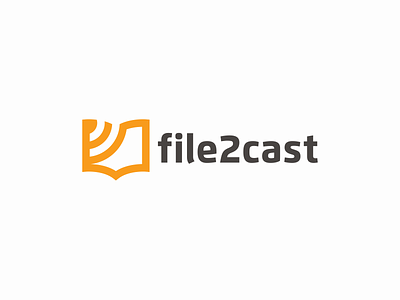 file2cast android app audio book feed icon library note podcast read signal software sound wave webapp