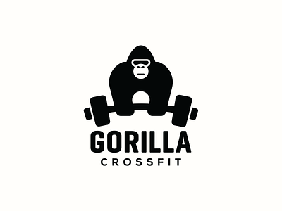Gorilla Crossfit animal crossfit dumbell fitness gorilla gym health iron jungle monkey muscle power primate protein weight weightlifting wellness