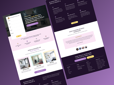Lead Generation Landing Page branding business color colorful design lead genration typography ui website