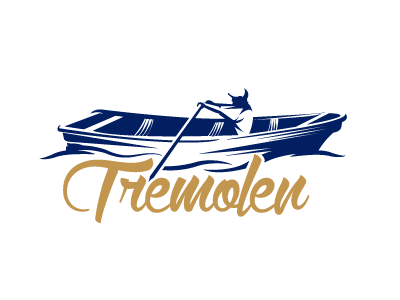 Logo - Tremolen (WIP) boat branding caligraphy fishing logo logotype