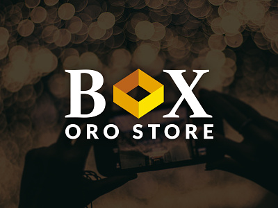 Oro Box Store - Logo Design box design flat logo minimalist oro store
