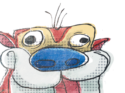 Stimpy fanart illustration stimpy