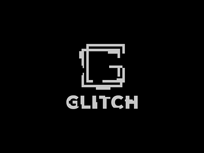 Glitch Logo brand coffee dubai flat flat design glitch icon logo logo design mini icons minimalist typography