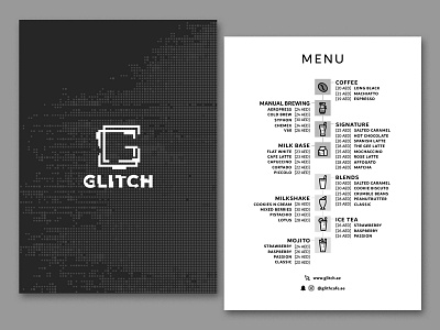 Glitch - Menu Design
