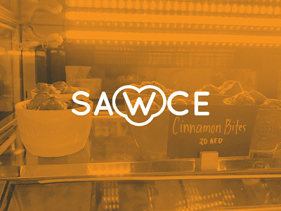 Sawce Logo [WIP] brand branding cinnamon bites design flat icon identity logo logo 3d minimal sweets typography