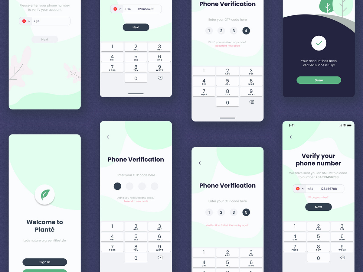 Verification Screen designs, themes, templates and downloadable graphic ...