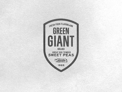 Minnesota Warm Up Series #5 badge fresh from flavorland green giant lock up mn series type type warmup typography