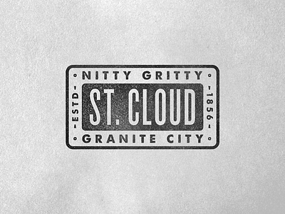 Minnesota Warm Up Series #13 badge branding granite city logo minnesota st. cloud texture typography