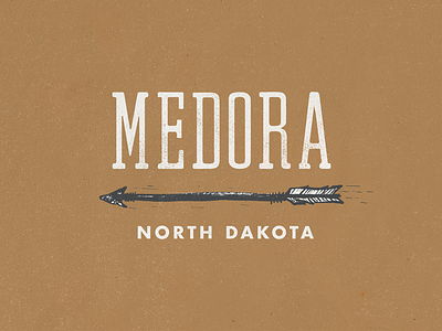 Medora arrow greasy spoon font medora north dakota texture typography westward