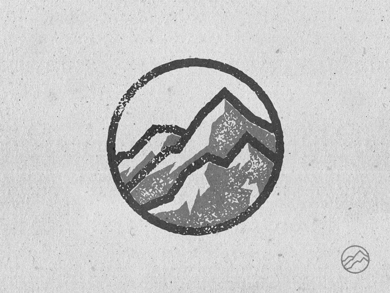 Mountain mark by Jordan Mahaffey on Dribbble