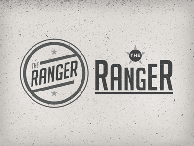 The Ranger branding graphic design identity logo