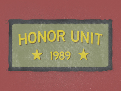 Honor Unit Patch 1989 honor unit patch
