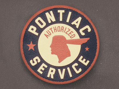 Pontiac Service Patch design patch pontiac