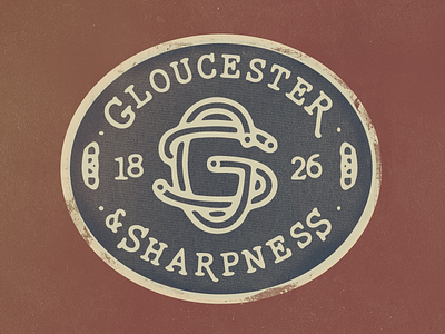 Gloucester & Sharpness Patch branding canals project gloucester sharpness identity jordan mahaffey patch