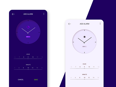 Alarm UI design graphic design ui vector