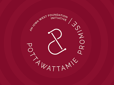 Pottawattamie Promise Seal ampersand logo raleway seal