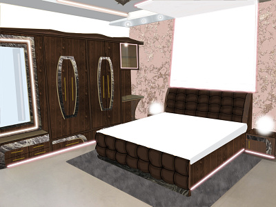 Bedroom Interior bedroom design design illustration interior design