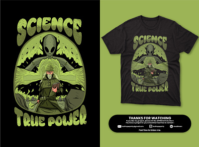 Science True Power apparel cover story design digital illustration illustration tees tshirt tshirt design wear