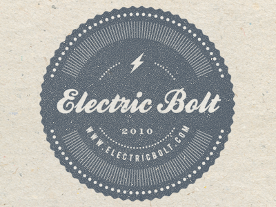 Electric Bolt Stamp stamp