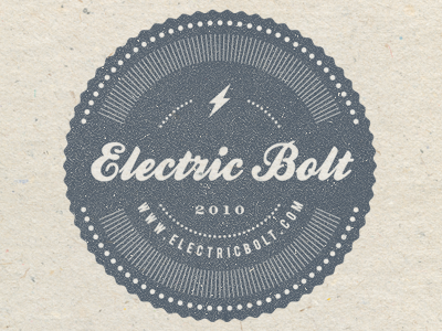 Electric Bolt Stamp