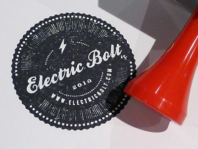 Electric Bolt Stamp stamp