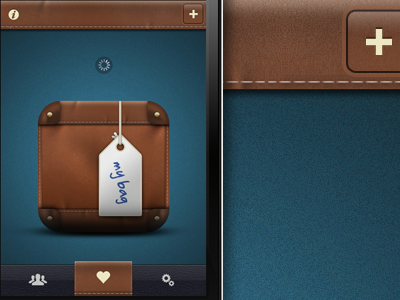 Leather App app iphone leather
