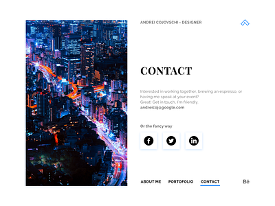 Personal Website Contact