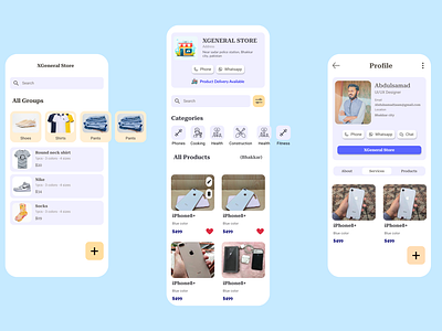 SAAS Ecommerce Mobile application