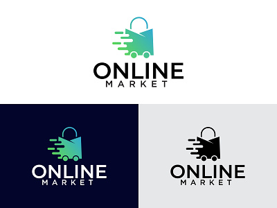 Online Market Logo Design | Creative Logo