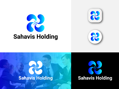 Sahavis Holding Company Logo Design
