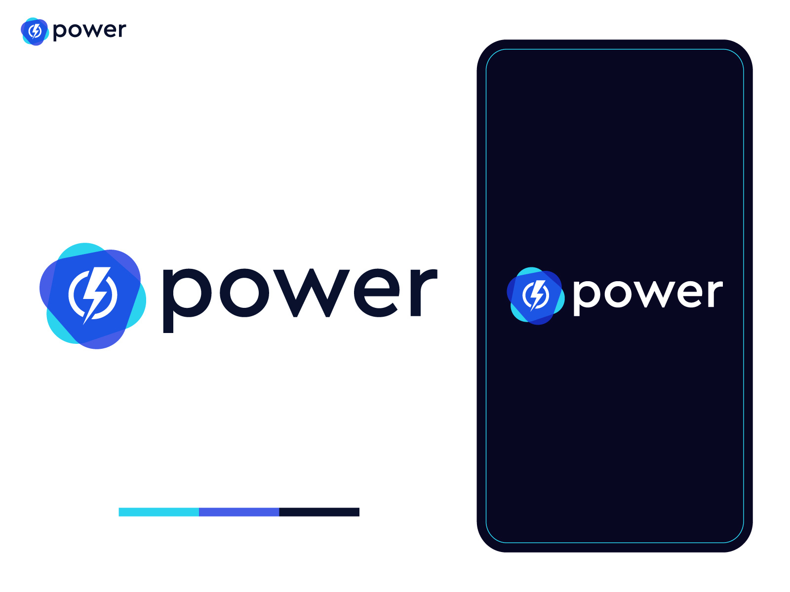 Lightning bolt app icon | Power Logo by Sajal Saha | logo designer on ...