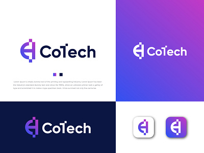 Tech Logo | C+Tech Logo Concept brand identity branding c logo c minimal communication connect cotech letter letter c logo logo 2023 logo design logomark modern print simple tech tech logo design technology wordmark