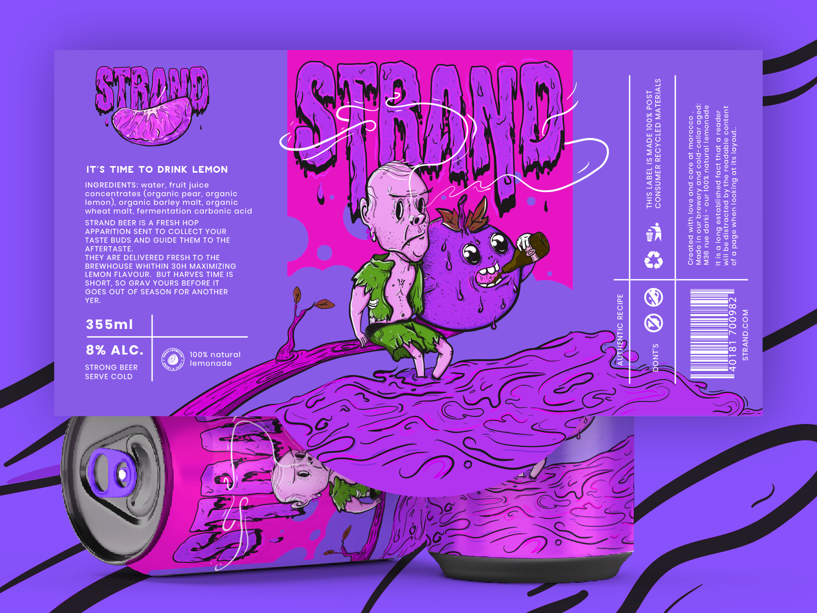 Strand Packaging ©2022 -wht Studio By Whitewall.digital On Dribbble