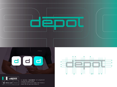 DEPOT 3d art brand idontity branding cover design graphic graphic design illustration inspiration interface logo logo design logo typ poster ui vector