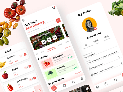 Grocery App | On demand Project best grocery inspirations grocery app grocery store grocery ui grocery user experience shopping ui user interface app uxui