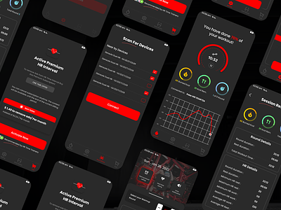 HR Time Interval | Workout Android App best fitness ui best workout application fitness app fitness app ux ui fitness application design fitness interaction design hr time interval app hr time interval ux ui interaction design ui modren fitness ui uxui warm up android app warmup app ui workout app workout app uxui workout ios application