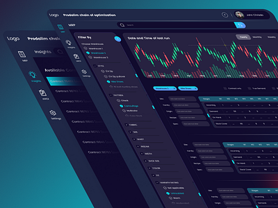 Admin Dashboard ui | Dark Mode