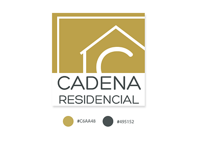 Cadena Residencial Logo adobe illustrator branding corporate design logo