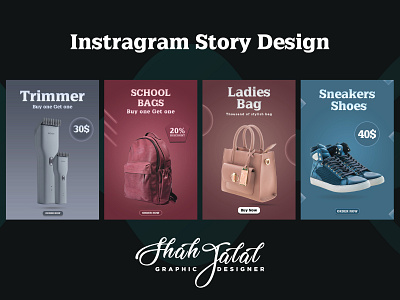 Instagram Story Design branding graphic design logo