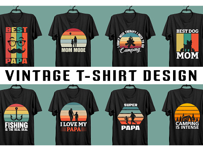 Vintage T-shirt Design retro sunset t shirt t shirt design vintage
