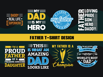Father T-shirt Design father day graphic design t shirt t shirt design typography