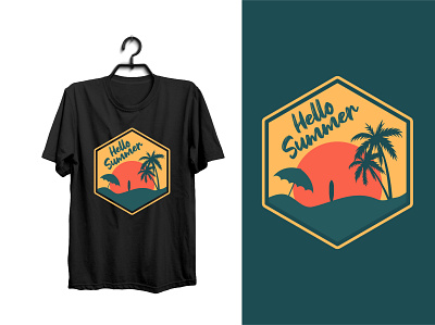 Summer Vintage T-shirt design