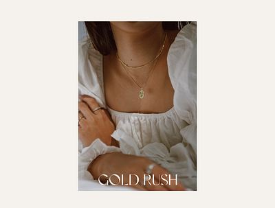 Gold Rush Main Wordmark branding branding design color palette design gold rush graphic design jewelry logo logo design visual identity wordmark