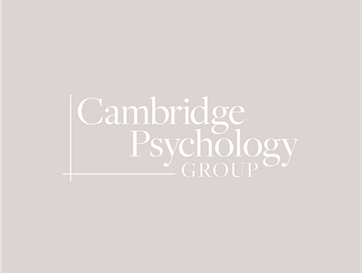 Main Logo | Cambridge Psychology Group branding branding design color color palette design graphic design logo serif font vector visual identity