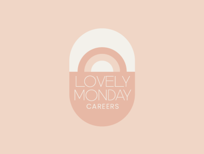 Logo | Lovely Monday Careers branding branding design color palette design feminine logo graphic design logo logo design staffing vector visual identity