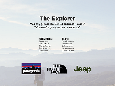 Brand Archetype Challenge: The Explorer