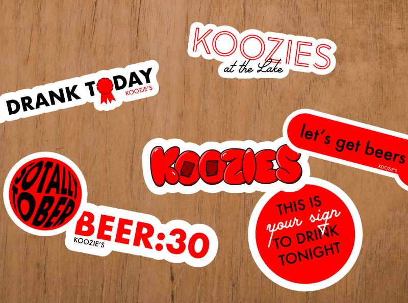 Bar Stickers by Julia Hinson on Dribbble