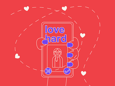 Love Hard Illustration