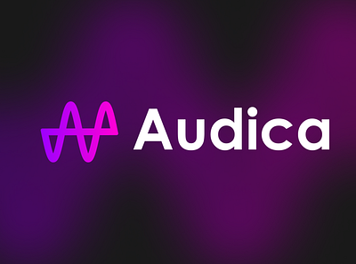 Audica app app branding design flat graphic design icon logo minimal typography ui ux