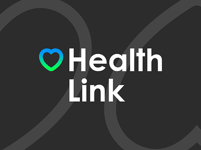 Health Link Logo branding design icon logo typography